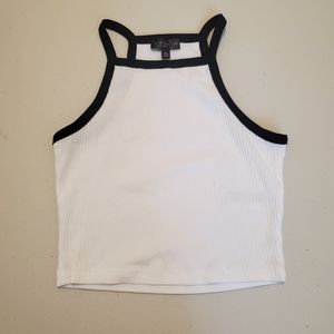 Topshop Louis Vest Camisole Crop Top